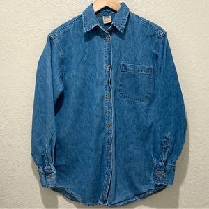 Vintage High Sierra Blue Denim Button-up, size S